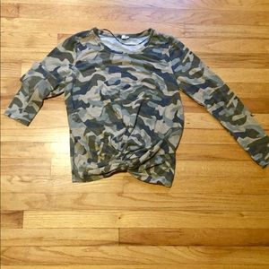 Long sleeved Camo top